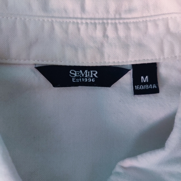 H&M Knitted Pattern Speckles Short Sleeve Sweater & White Collared Shirt Bundle - Picture 10 of 10